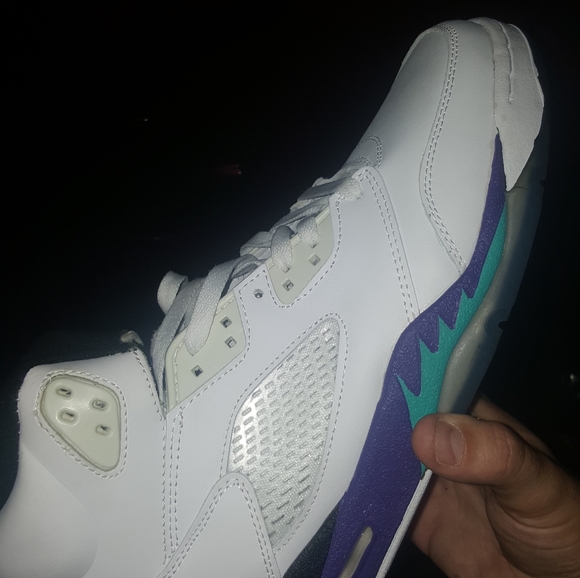 Retro Jordan 5 Grapes Men's size 13 - Picture 6 of 13